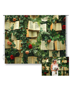 Fondo de Flores Vintage 3x2.43m KUKUSOUL para Fotografía