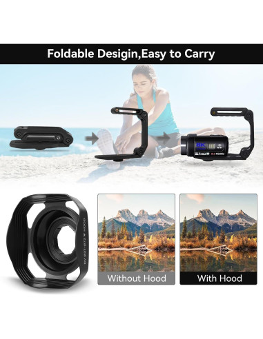 Cámara de Video 8K WIKICO 48MP con Zoom 18x y WiFi