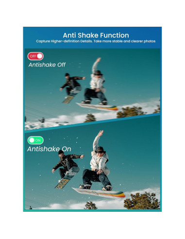 Cámara Digital Ocakuiter Z19 4K 68MP Zoom 16X para Niños