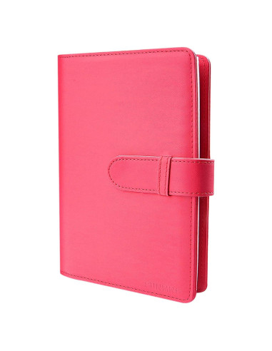 Álbum de fotos de cuero PU Sunmns Rosa 80 fotos 20.3x13.5 cm