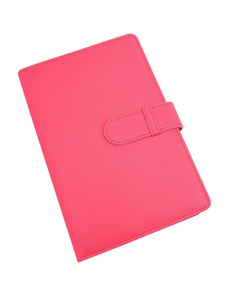 Álbum de fotos de cuero PU Sunmns Rosa 80 fotos 20.3x13.5 cm