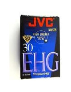 Cintas VHS-C JVC TC30EHGBH3 30 min - Paquete de 3 unidades