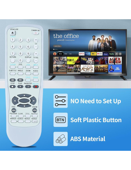 Control Remoto PZL MDV560VR para DVD VCR Magnavox