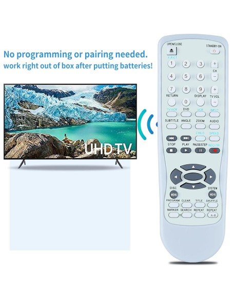 Control Remoto PZL MDV560VR para DVD VCR Magnavox