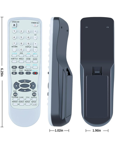 Control Remoto PZL MDV560VR para DVD VCR Magnavox