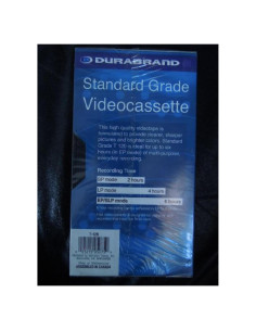 Videocinta VHS Durabrand 6 Horas Grado Estándar Modo EP