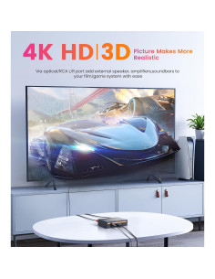 Extractor de Audio HDMI 4K avedio links 30Hz SPDIF L/R 2