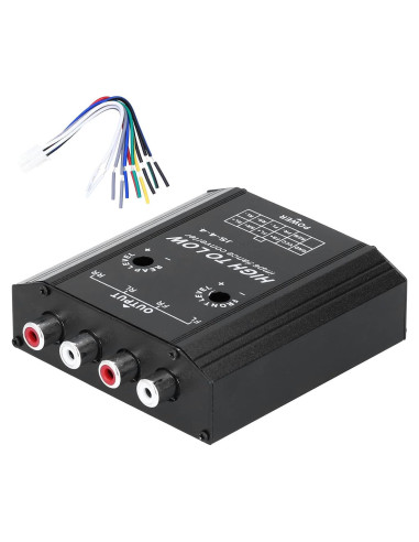Convertidor de Impedancia RCA XHIKOWAT 4 Canales 12V