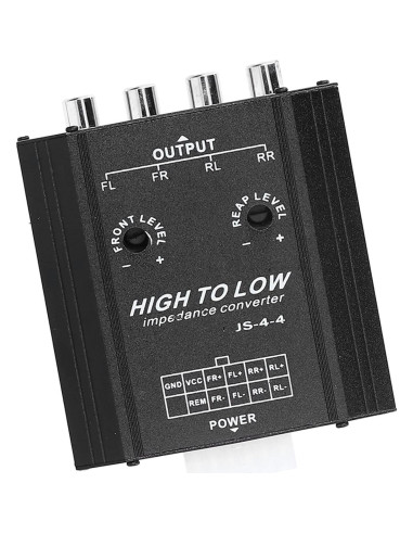 Convertidor de Impedancia RCA XHIKOWAT 4 Canales 12V