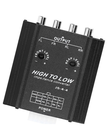 Convertidor de Impedancia RCA XHIKOWAT 4 Canales 12V