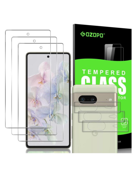 Protector de Pantalla Vidrio Templado GOZOPO para Google Pixel 7