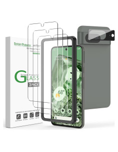 Protector de Pantalla Vidrio Templado amFilm para Google Pixel 8