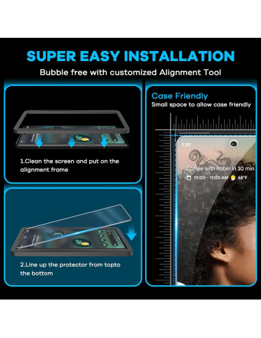 Protector de Pantalla AACL para Google Pixel 6a 2022 - 3+3