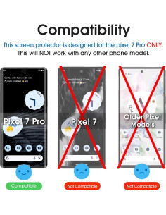 Protector de Pantalla amFilm para Google Pixel 7 Pro - TPU HD 2
