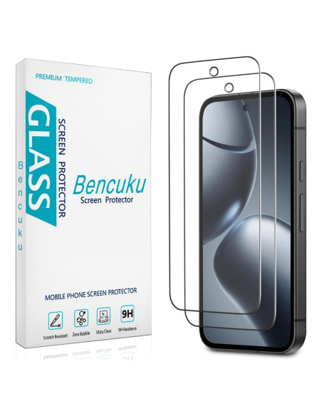 Protector de Pantalla Vidrio Templado Bencuku para Google Pixel 9A