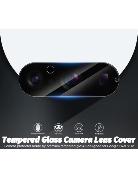 Protector de Lente de Cámara Orzero para Google Pixel 8 Pro 6.7"