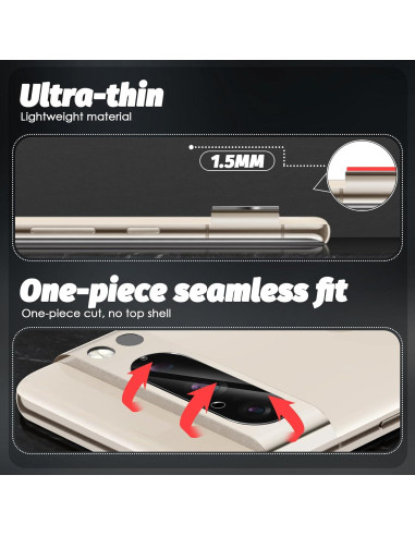 Protector de Lente de Cámara Orzero para Google Pixel 8 Pro 6.7"