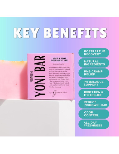 Jabón Yoni Natural Premium Goddess of The Sea 85g - Hidratante