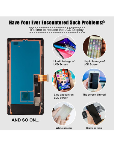 Pantalla OLED Reemplazo Google Pixel 7 Pro 17.02 cm con Herramientas