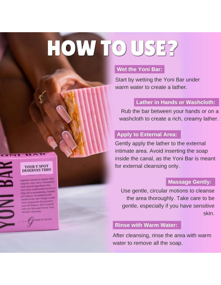 Jabón Yoni Natural Premium Goddess of The Sea 85g - Hidratante