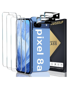 Protector de Pantalla Vidrio Templado 9H para Pixel 8a 5G - 6 Piezas