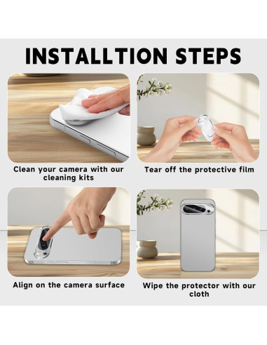 Paquete de 3 Protectores de Lente para Google Pixel 9 Pro XL