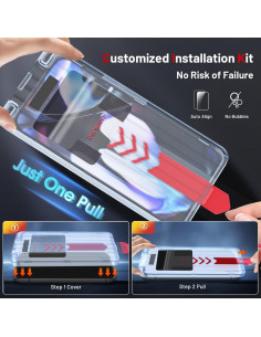 Protector de Pantalla Vidrio Templado BERSEM para Google Pixel 9 Pro XL 2