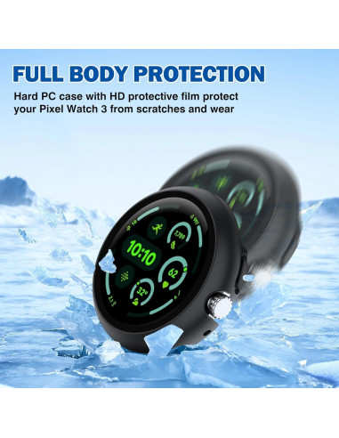 Funda Protectora EasEasy para Google Pixel Watch 3 45mm - Negro