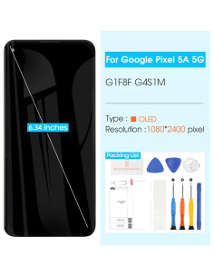Reemplazo Pantalla LCD Google Pixel 5A 5G 16.1 cm con Herramientas 2
