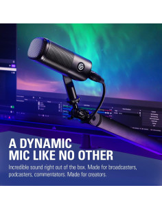 Micrófono XLR Dinámico Elgato Wave DX, Cardioide, 50-15000 Hz 2