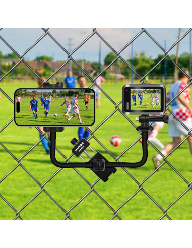 Soporte de Cerca Doble WEWOGA para Cámaras y Smartphones