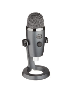 Micrófono USB Logitech Blue Yeti Nano para Grabación y Streaming - Gris