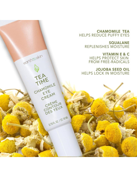Crema para Ojos Earth To Skin Tea Time - Hidratante 22.4 ml