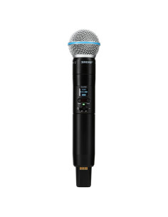 Transmisor de Mano Shure SLXD2 con Micrófono Beta 58A
