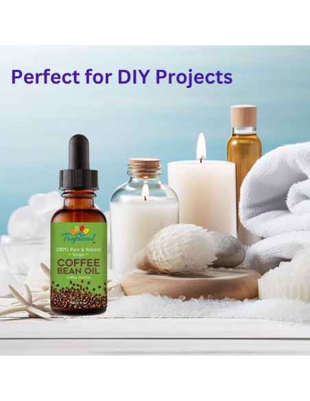 Aceite de Grano de Café Tostado Puro Tropical Holistic 59 ml Aceite de Grano de Café Tostado Puro Tropical Holistic 59 ml