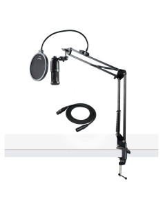 Micrófono de Estudio Audio-Technica AT2020 con Soporte y Filtro