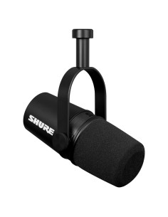 Micrófono Dinámico Shure MV7X XLR para Podcasting - Negro