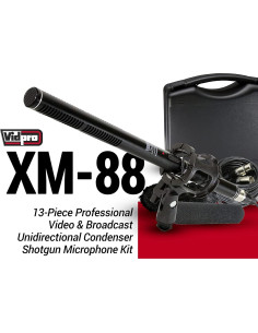 Kit de Micrófono Direccional VidPro XM-88, 13 Piezas, Aluminio 2