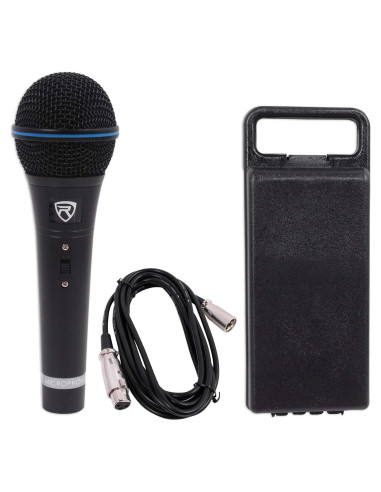 Micrófono Dinámico Cardioide Rockville RMM-XLR 600 Ohm Metal