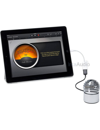 Micrófono de Condensador USB Samson Meteorito Cromo 20Hz-20kHz