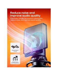 Filtro Pop para Micrófono con Malla Metálica 4-7 cm 2