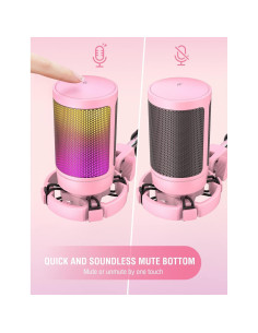 Micrófono de Streaming y Auriculares Gaming RGB AmpliGame 2