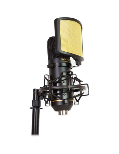 Micrófono USB Rockville Solo-Cast 24 bits 192kHz para Podcasting