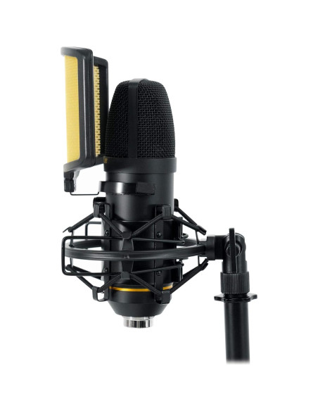 Micrófono USB Rockville Solo-Cast 24 bits 192kHz para Podcasting