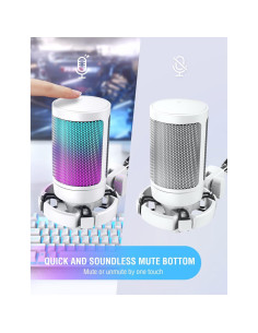 Kit Micrófono USB Gaming FIFINE A6W + Auriculares H6W 7.1 2