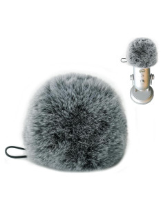 Filtro Pop para Micrófono Blue Yeti - Cubierta de Piel de Oveja