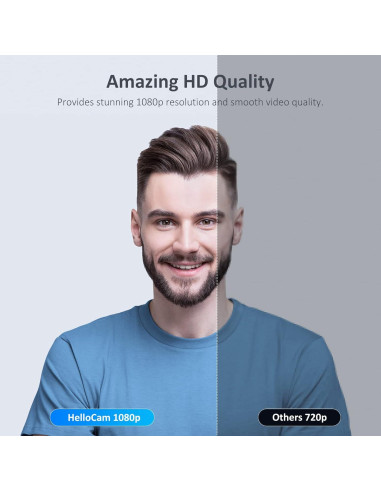 Webcam NexiGo N930w 1080P con Obturador y Trípode Ajustable