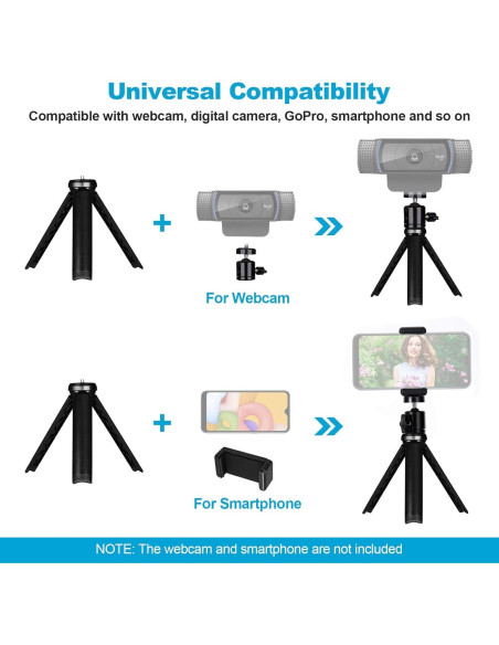 Webcam NexiGo N930w 1080P con Obturador y Trípode Ajustable