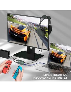 Tarjeta de Captura HDMI 4K SROMGEE 1080P 60FPS Verde 2