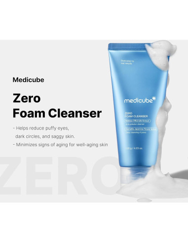 Limpiador Espumoso Medicube Zero 2.0 para Piel Sensible 119g